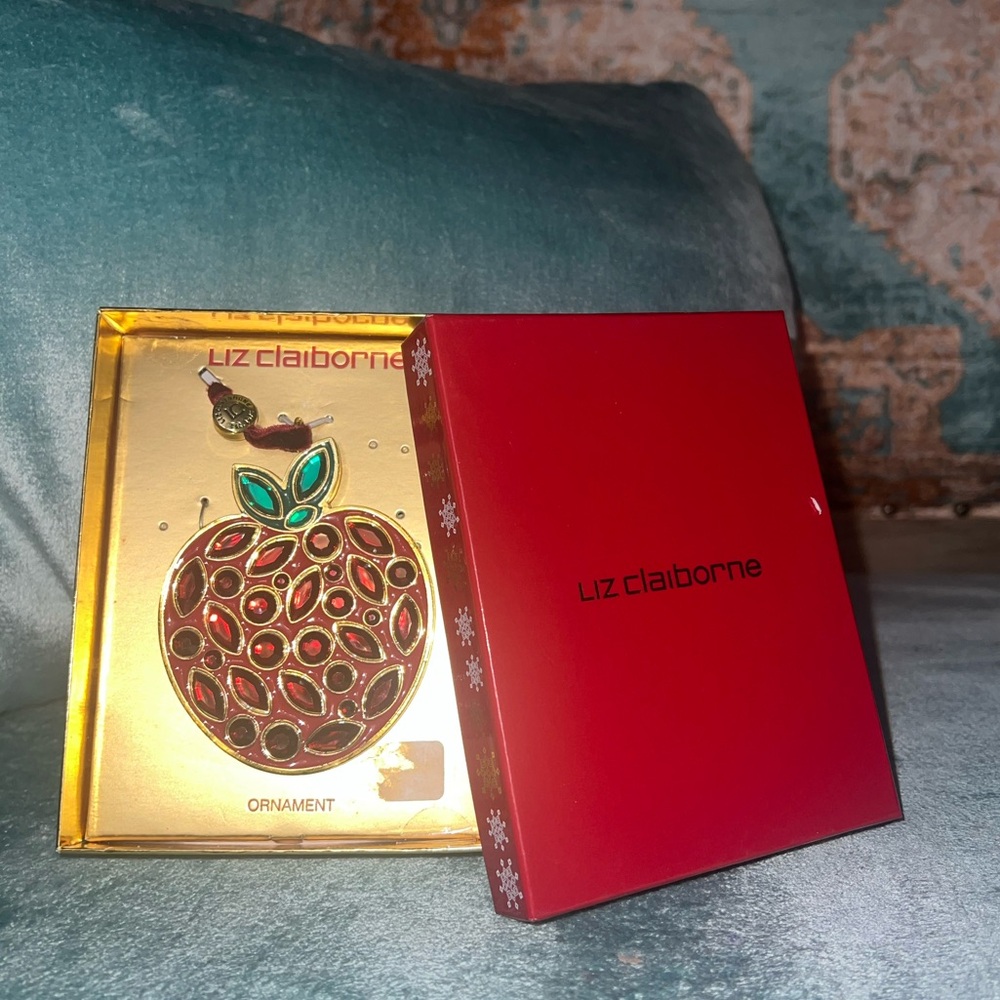 Liz Claiborne Christmas Ornament vintage
